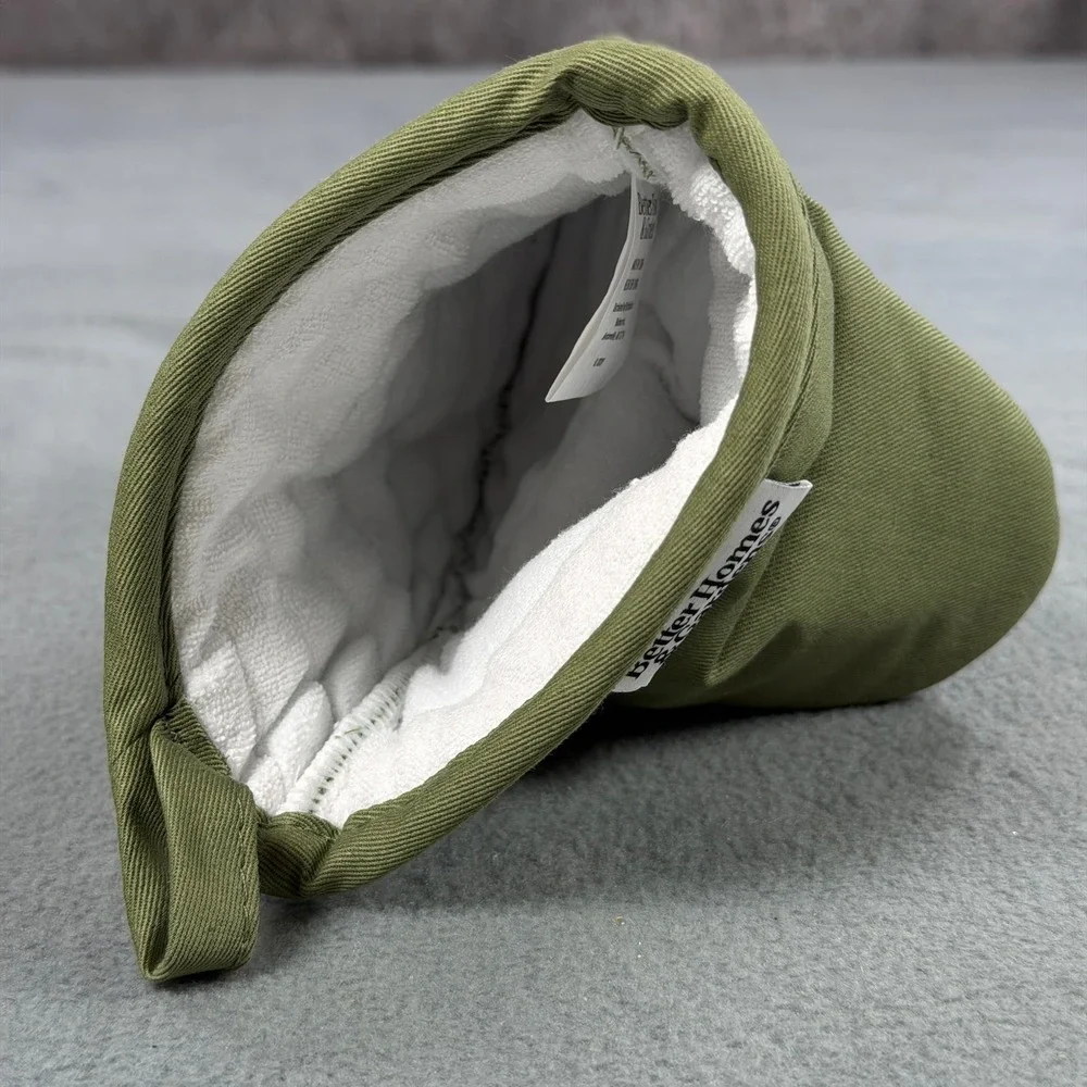 Better Homes &‎ Gardens Olive Green Silicone Grip Mini Oven Mitt Pot Holder